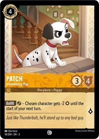 Patch - Intimidating Pup (14/204) [Into the Inklands] | Gear Gaming Bentonville