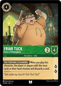 Friar Tuck - Priest of Nottingham (73/204) [Into the Inklands] | Gear Gaming Bentonville
