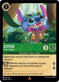 Stitch - Covert Agent (89/204) [Into the Inklands] | Gear Gaming Bentonville