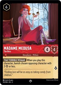 Madame Medusa - The Boss (112/204) [Into the Inklands] | Gear Gaming Bentonville