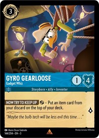 Gyro Gearloose - Gadget Whiz (144/204) [Into the Inklands] | Gear Gaming Bentonville