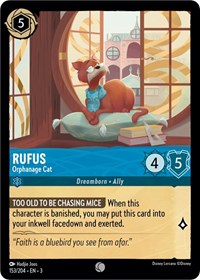 Rufus - Orphanage Cat (153/204) [Into the Inklands] | Gear Gaming Bentonville