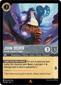 John Silver - Greedy Treasure Seeker (176/204) [Into the Inklands] | Gear Gaming Bentonville