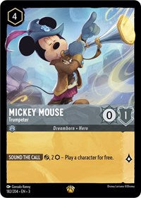 Mickey Mouse - Trumpeter (182/204) [Into the Inklands] | Gear Gaming Bentonville