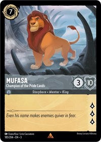 Mufasa - Champion of the Pride Lands (185/204) [Into the Inklands] | Gear Gaming Bentonville