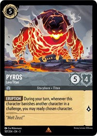 Pyros - Lava Titan (187/204) [Into the Inklands] | Gear Gaming Bentonville