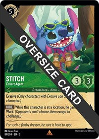 Stitch - Covert Agent (Oversized) (89/204) [Into the Inklands] | Gear Gaming Bentonville