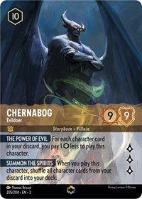 Chernabog - Evildoer (Enchanted) (205/204) [Into the Inklands] | Gear Gaming Bentonville