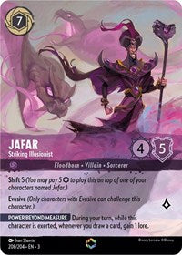 Jafar - Striking Illusionist (Enchanted) (208/204) [Into the Inklands] | Gear Gaming Bentonville