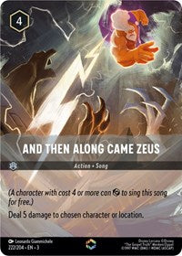 And Then Along Came Zeus (Enchanted) (222/204) [Into the Inklands] | Gear Gaming Bentonville