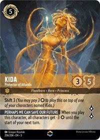 Kida - Protector of Atlantis (Enchanted) (206/204) [Into the Inklands] | Gear Gaming Bentonville