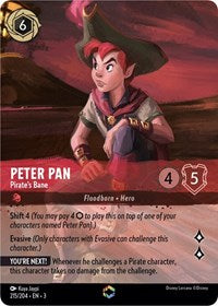 Peter Pan - Pirate's Bane (Enchanted) (215/204) [Into the Inklands] | Gear Gaming Bentonville