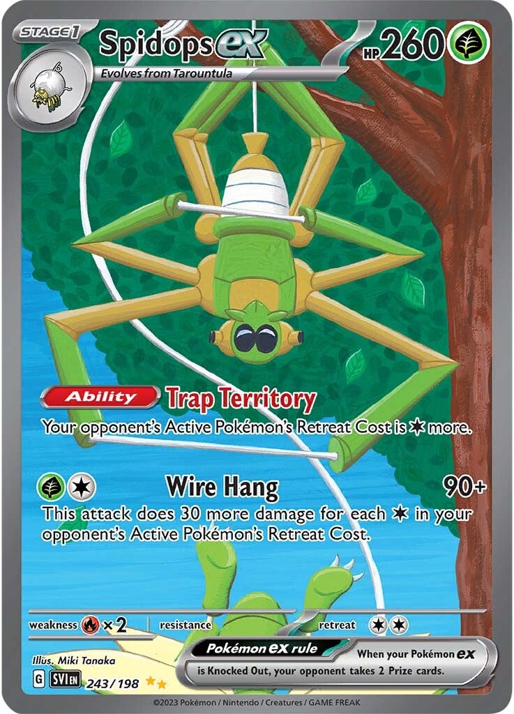 Spidops ex (243/198) [Scarlet & Violet: Base Set] | Gear Gaming Bentonville