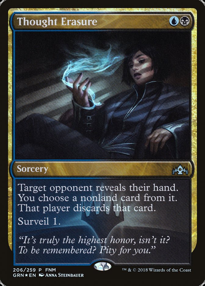 Thought Erasure (FNM) [Guilds of Ravnica Promos] | Gear Gaming Bentonville