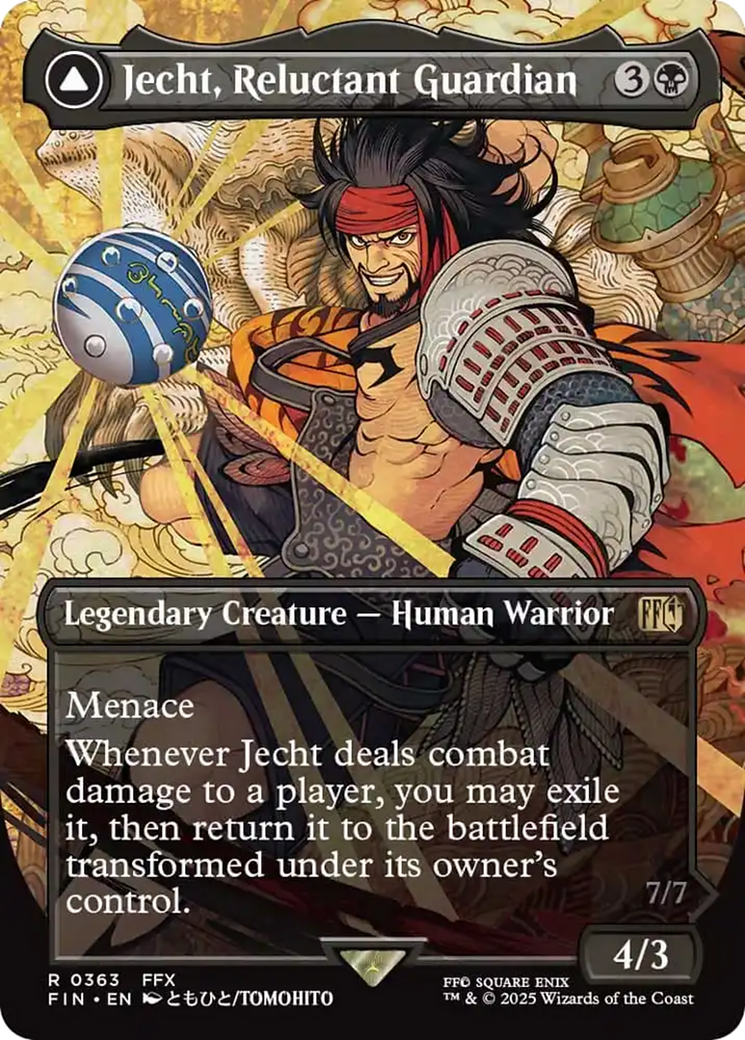Jecht, Reluctant Guardian // Braska's Final Aeon (Borderless) [FINAL FANTASY] | Gear Gaming Bentonville