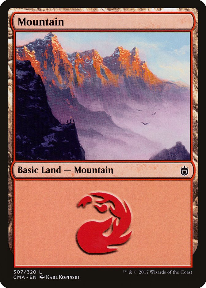 Mountain (307) [Commander Anthology] | Gear Gaming Bentonville