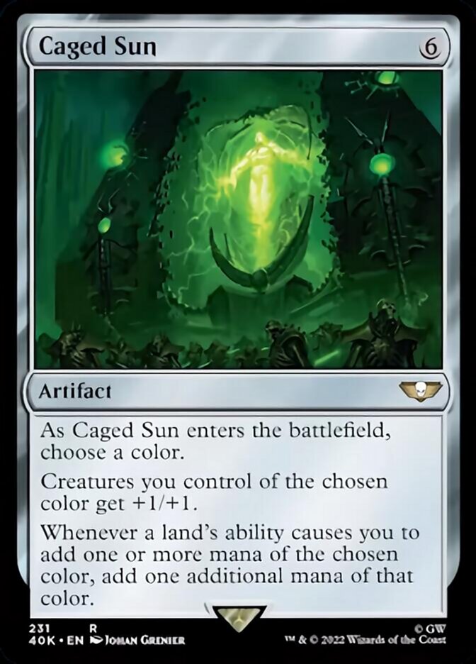 Caged Sun (Surge Foil) [Warhammer 40,000] | Gear Gaming Bentonville