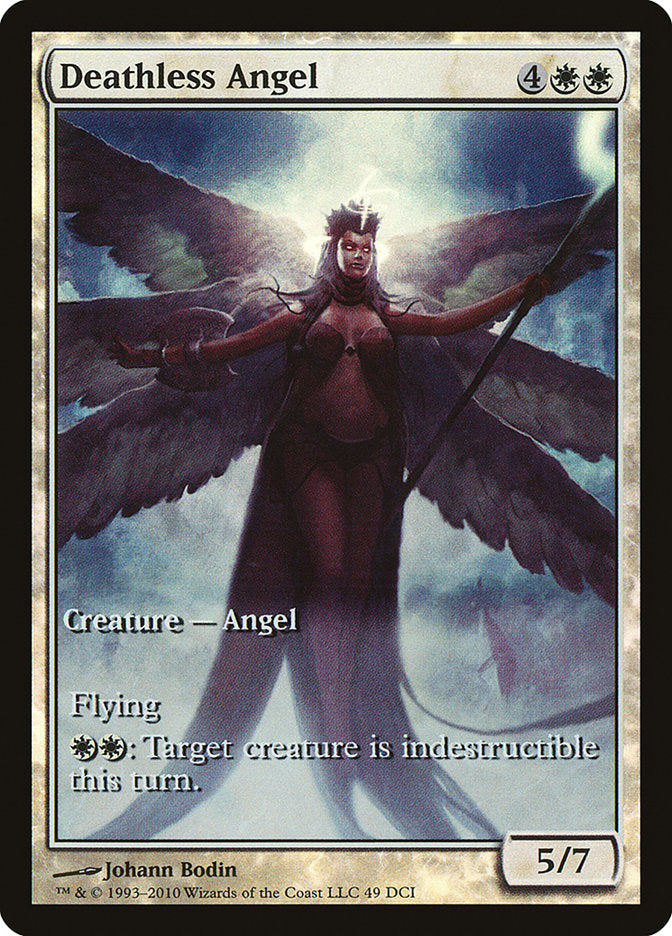 Deathless Angel (Game Day) (Extended Art) [Rise of the Eldrazi Promos] | Gear Gaming Bentonville