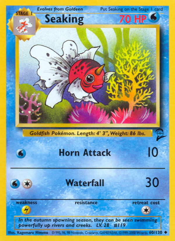Seaking (60/130) [Base Set 2] | Gear Gaming Bentonville