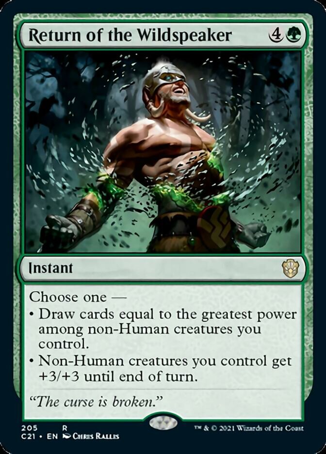 Return of the Wildspeaker [Commander 2021] | Gear Gaming Bentonville