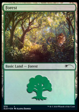 Forest (Cats) (576) [Secret Lair Drop Promos] | Gear Gaming Bentonville