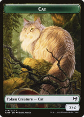 Dwarf Berserker // Cat Double-Sided Token [Kaldheim Tokens] | Gear Gaming Bentonville