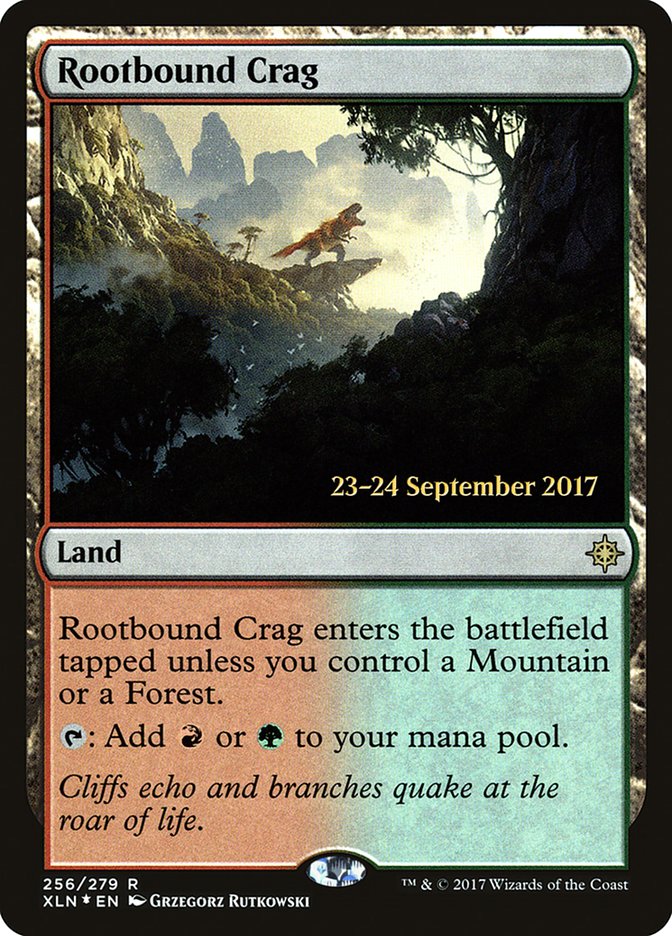 Rootbound Crag [Ixalan Prerelease Promos] | Gear Gaming Bentonville