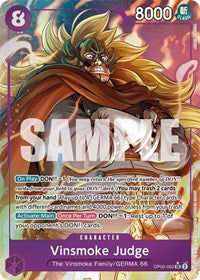 Vinsmoke Judge (Alternate Art) [Wings of the Captain] | Gear Gaming Bentonville