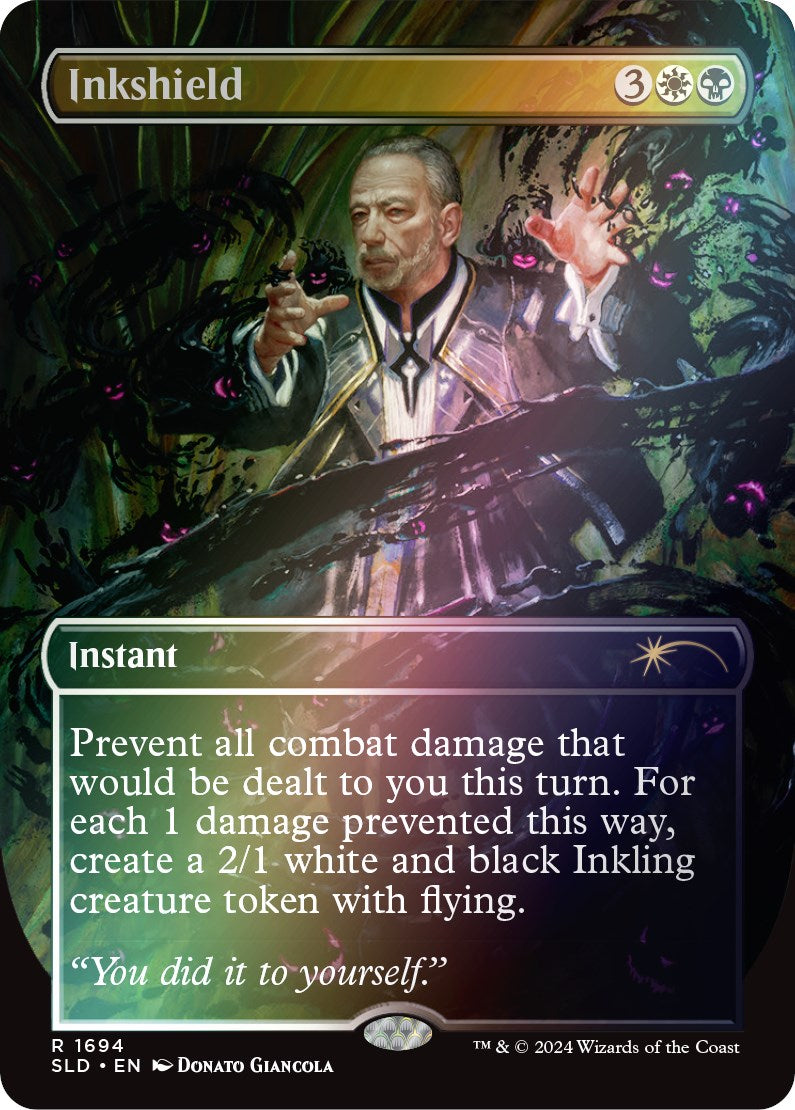 Inkshield (Rainbow Foil) [Secret Lair: Sheldon's Spellbook] | Gear Gaming Bentonville