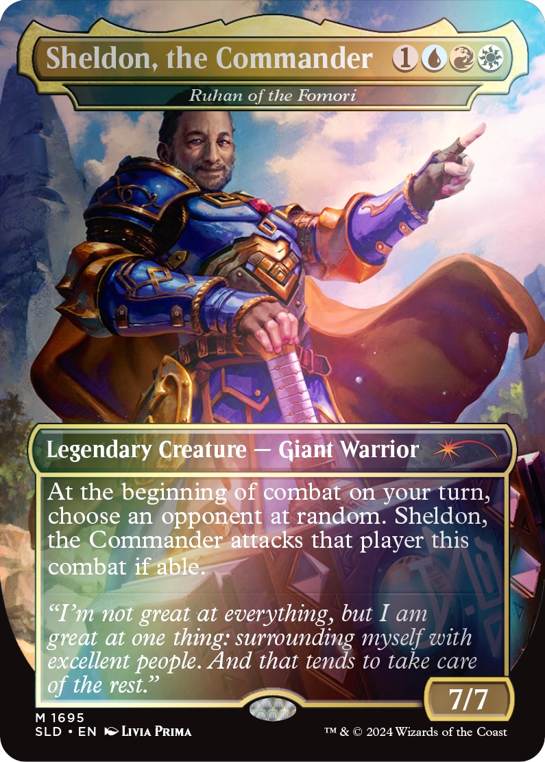 Sheldon, the Commander - Ruhan of the Fomori (Rainbow Foil) [Secret Lair Drop Series] | Gear Gaming Bentonville