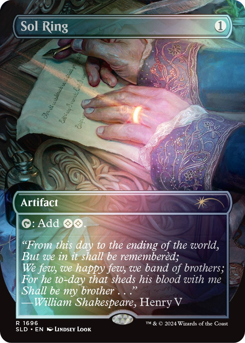 Sol Ring (1696) (Rainbow Foil) [Secret Lair: Sheldon's Spellbook] | Gear Gaming Bentonville