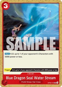 Blue Dragon Seal Water Stream [Wings of the Captain] | Gear Gaming Bentonville