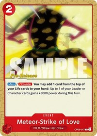 Meteor-Strike of Love [Wings of the Captain Pre-Release Cards] | Gear Gaming Bentonville