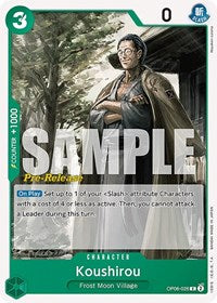 Koushirou [Wings of the Captain Pre-Release Cards] | Gear Gaming Bentonville
