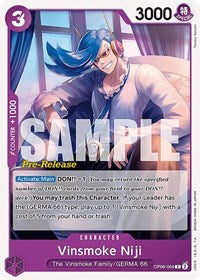 Vinsmoke Niji (064) [Wings of the Captain Pre-Release Cards] | Gear Gaming Bentonville