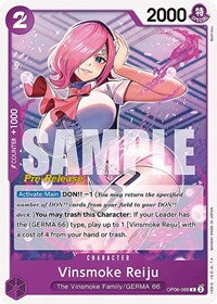 Vinsmoke Reiju (068) [Wings of the Captain Pre-Release Cards] | Gear Gaming Bentonville