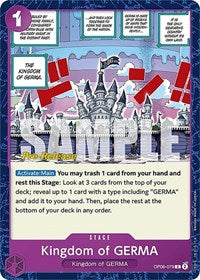 Kingdom of GERMA [Wings of the Captain Pre-Release Cards] | Gear Gaming Bentonville