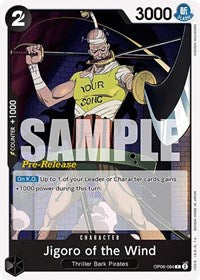 Jigoro of the Wind [Wings of the Captain Pre-Release Cards] | Gear Gaming Bentonville