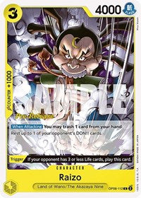 Raizo [Wings of the Captain Pre-Release Cards] | Gear Gaming Bentonville