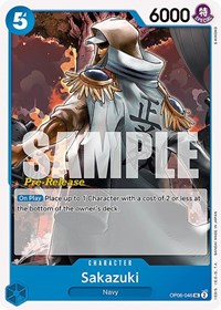 Sakazuki [Wings of the Captain Pre-Release Cards] | Gear Gaming Bentonville