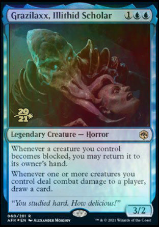 Grazilaxx, Illithid Scholar [Dungeons & Dragons: Adventures in the Forgotten Realms Prerelease Promos] | Gear Gaming Bentonville