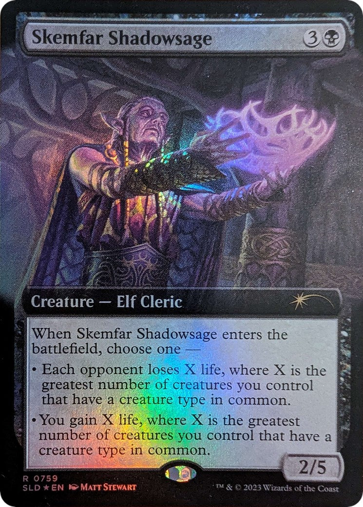 Skemfar Shadowsage (Extended Art) [Secret Lair Drop Series] | Gear Gaming Bentonville
