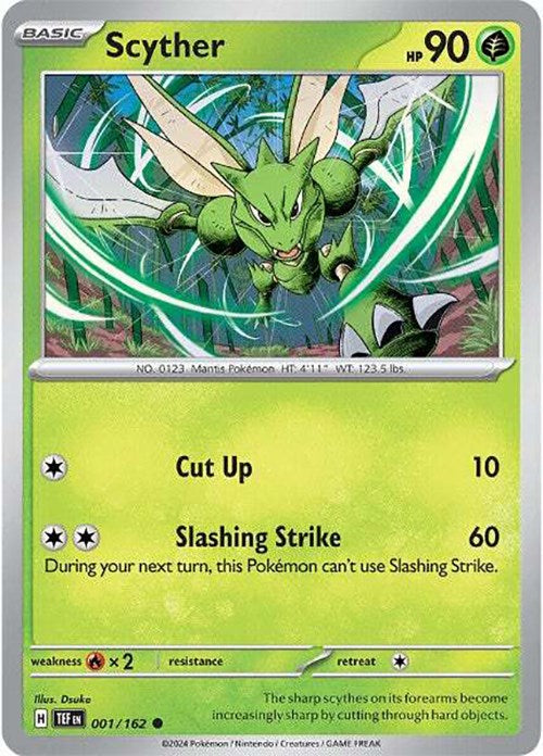 Scyther (001/162) [Scarlet & Violet: Temporal Forces] | Gear Gaming Bentonville