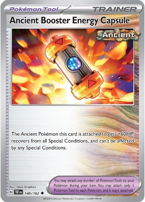 Ancient Booster Energy Capsule (140/162) [Scarlet & Violet: Temporal Forces] | Gear Gaming Bentonville