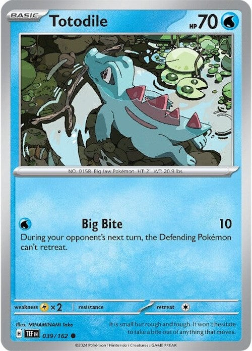 Totodile (039/162) [Scarlet & Violet: Temporal Forces] | Gear Gaming Bentonville