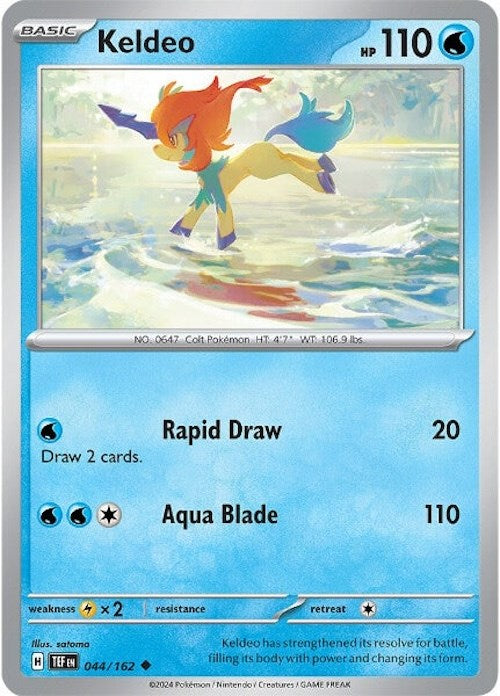 Keldeo (044/162) [Scarlet & Violet: Temporal Forces] | Gear Gaming Bentonville