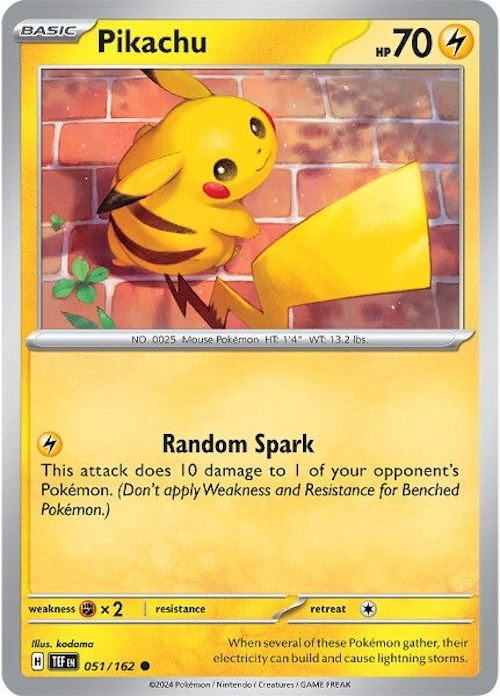 Pikachu (051/162) [Scarlet & Violet: Temporal Forces] | Gear Gaming Bentonville