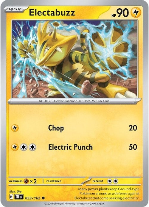 Electabuzz (053/162) [Scarlet & Violet: Temporal Forces] | Gear Gaming Bentonville