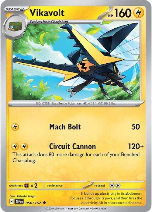 Vikavolt (056/162) [Scarlet & Violet: Temporal Forces] | Gear Gaming Bentonville