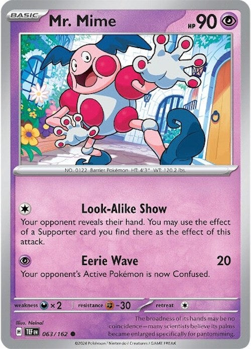 Mr. Mime (063/162) [Scarlet & Violet: Temporal Forces] | Gear Gaming Bentonville